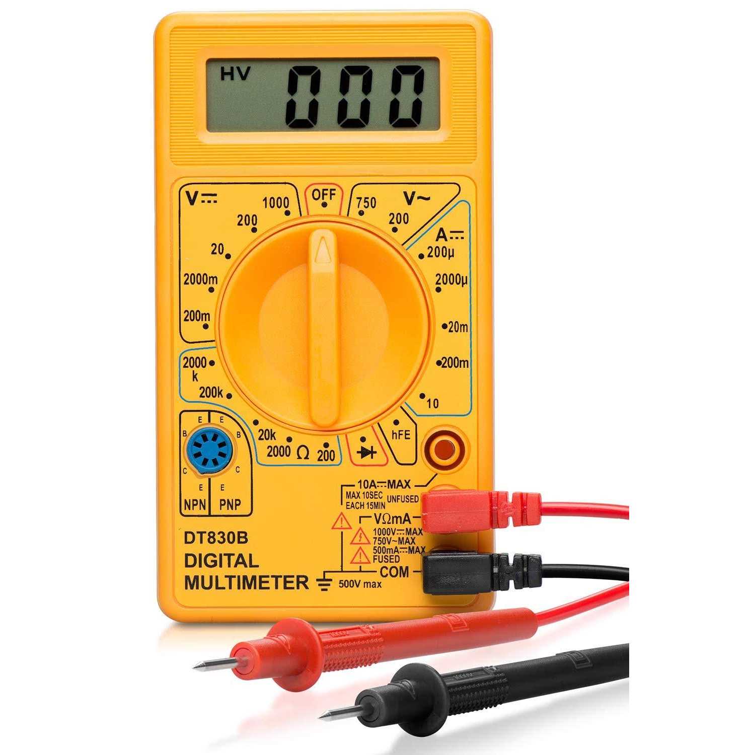 Neiko HILTEX 40508 Digital Multimeter Diode & Transistor Tester AC DC Volt Test Voltmeter - MT - Mrs Treak
