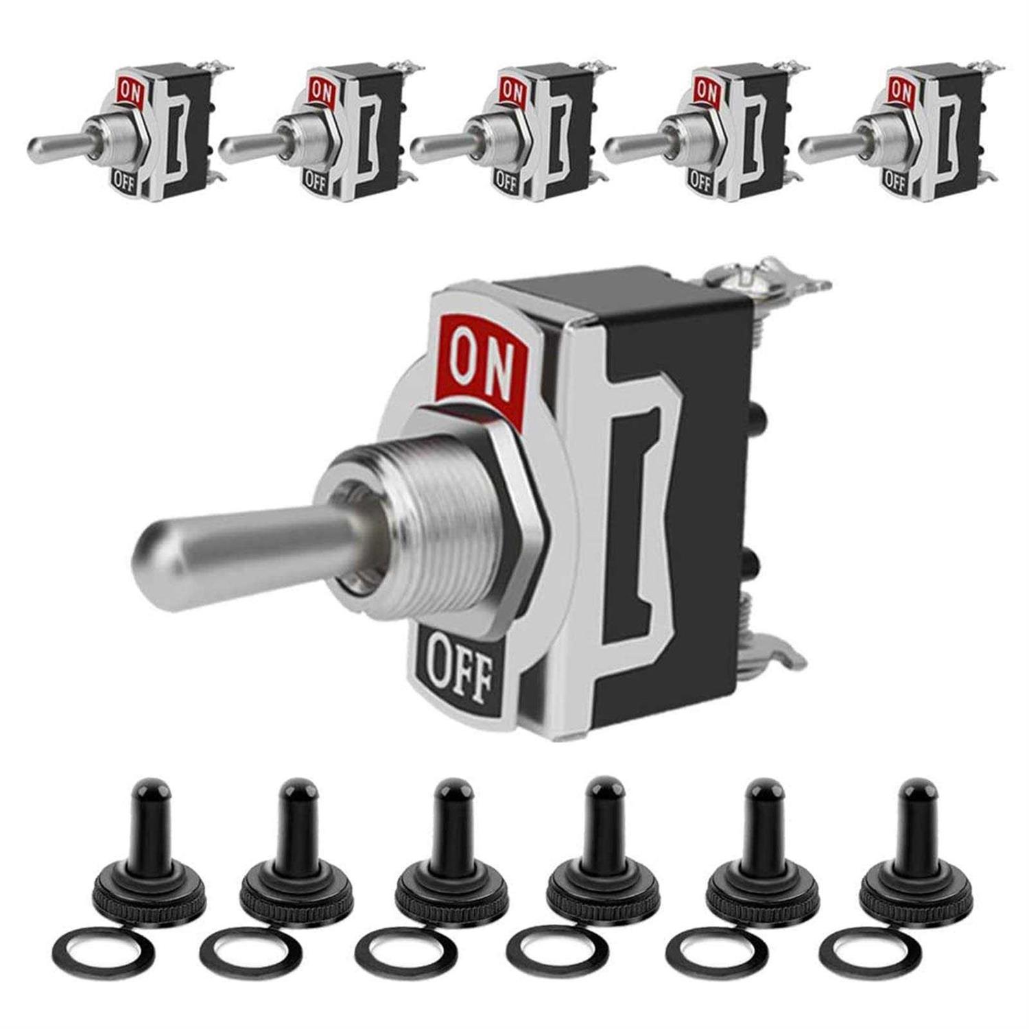 toggle Switch 12V heavy duty 120V spst on off rocker Switch - MT - Mrs Treak