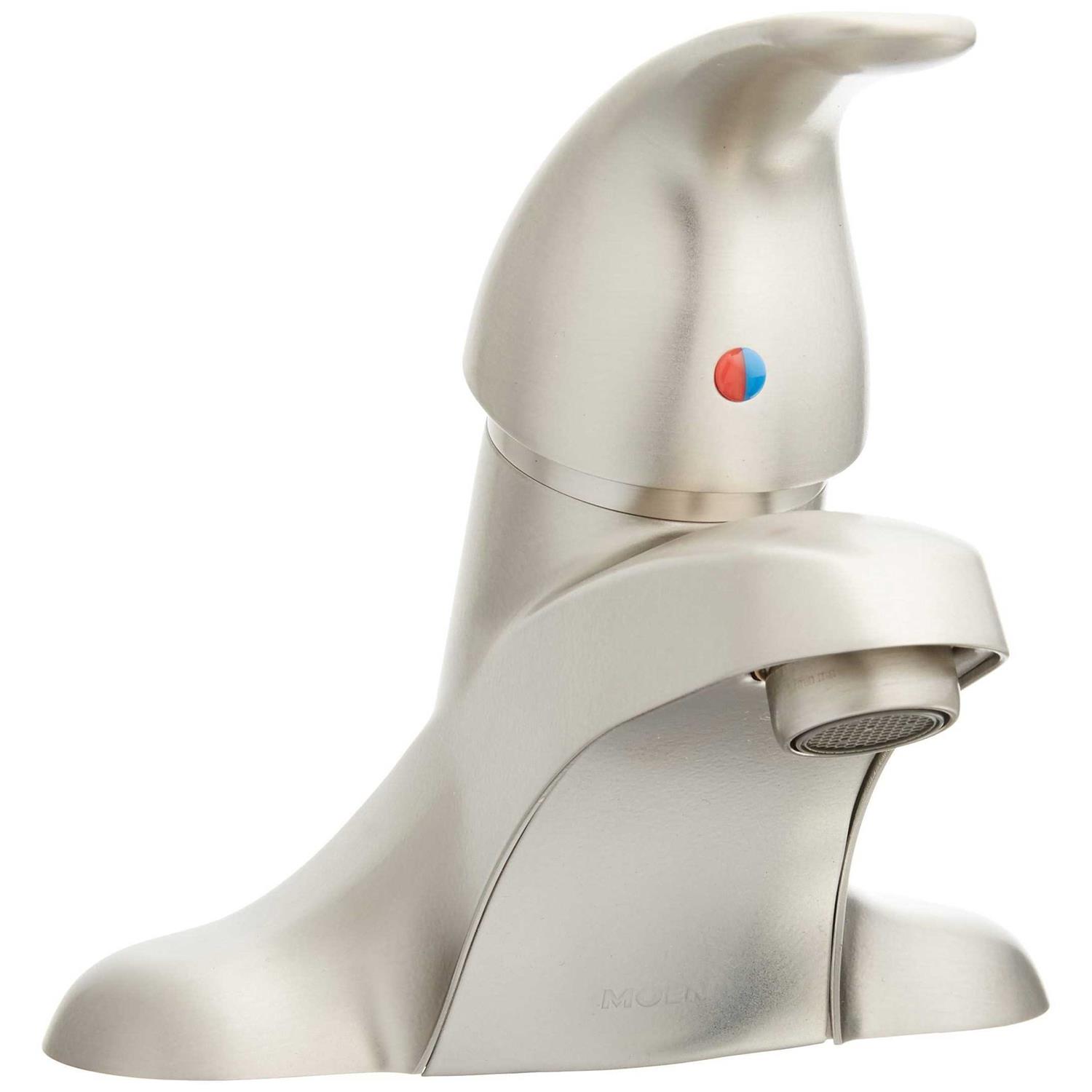 Moen Adler Bathroom Faucet 4 Brushed Nickel Two Handle - MT - Mrs Treak