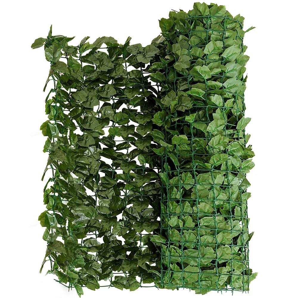 Costway 59′ Faux Ivy Leaf Decorative Privacy Fence Screen Artificial Hedge Fencing - Mrs Treak