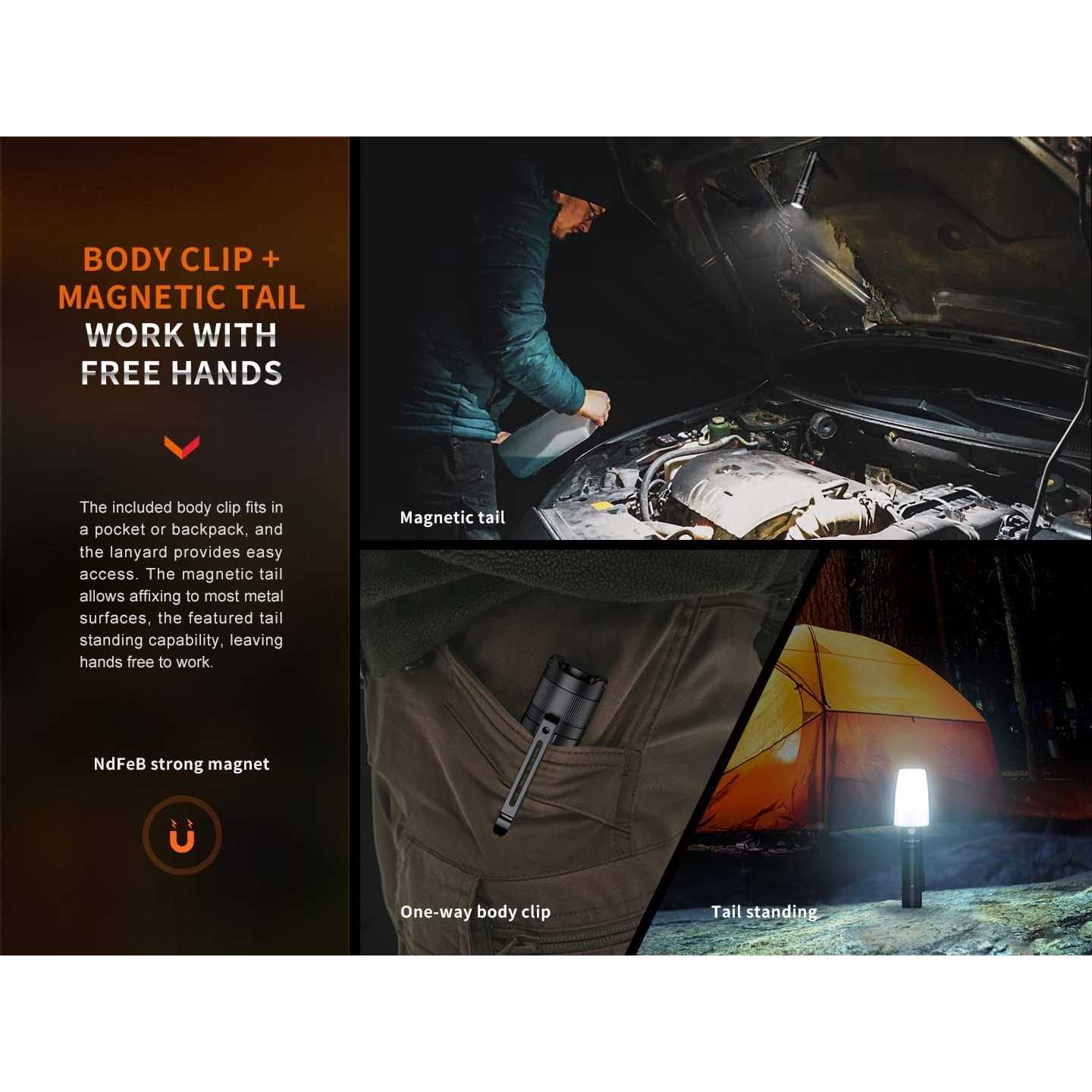 Fenix E35R Rechargeable Flashlight - MT - Mrs Treak