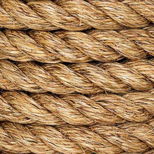 Twisted Manila Rope SGT Knots 3 Strand Natural Fiber Rope - MT - Mrs Treak