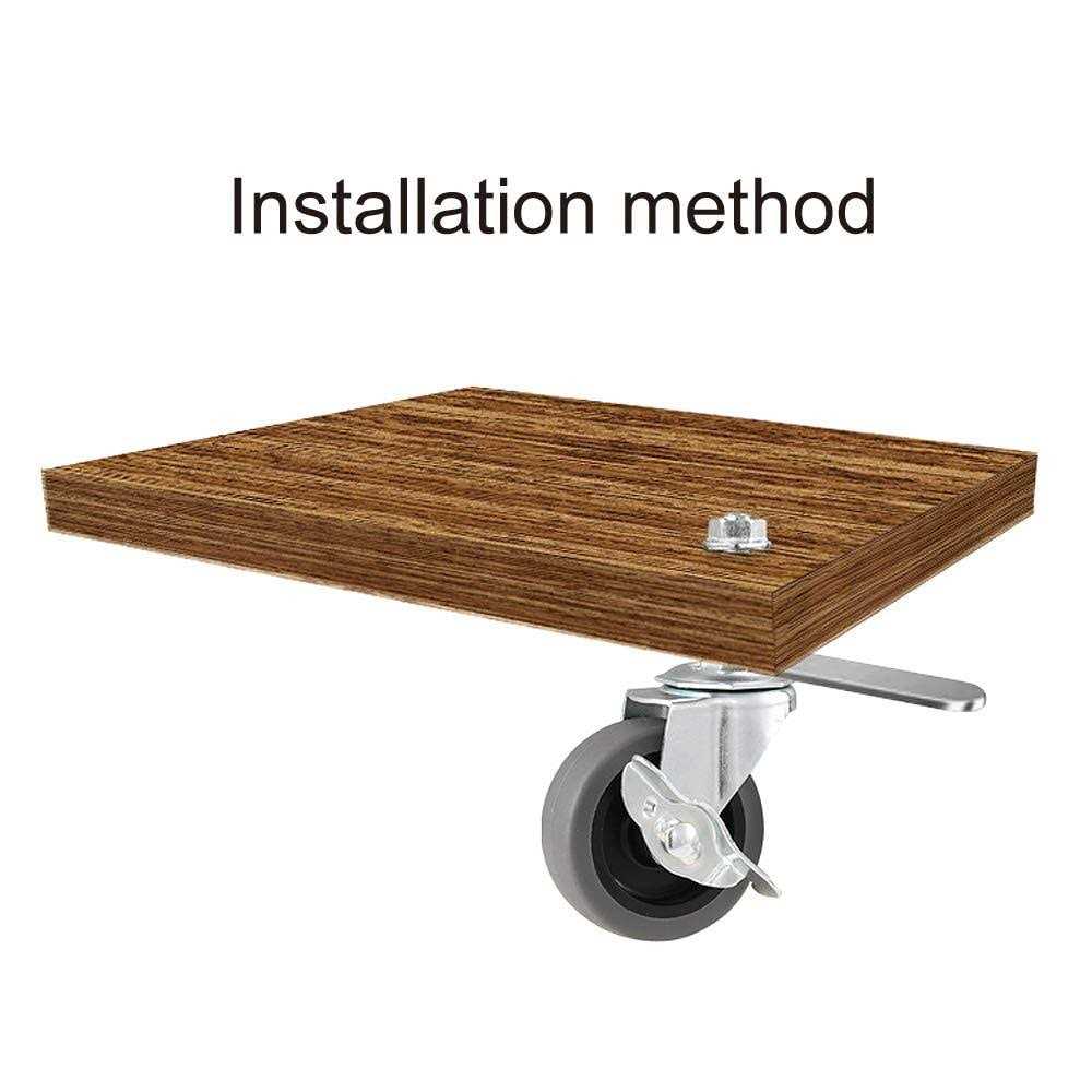 WHARSTM Caster Wheels 3 Locking Swivel Casters - MT - Mrs Treak