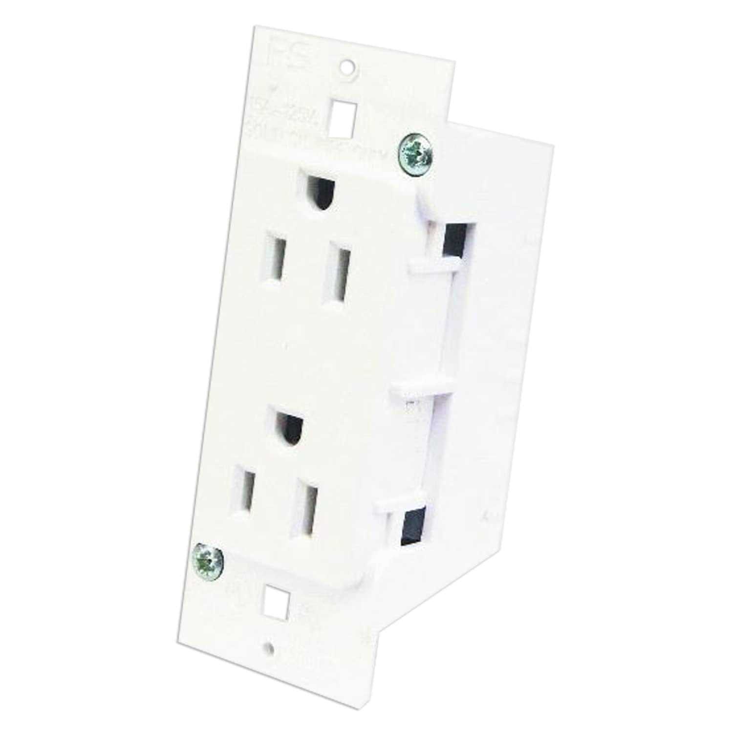 US Hardware E-102C Duplex Receptacle - MT - Mrs Treak