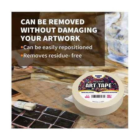 Tssart White Tape Masking Artists Tape for Drafting Art Watercolor Painting Canvas Framing - MT - Mrs Treak