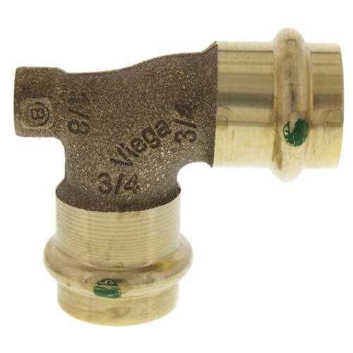 Viega 79590 ProPress 3/4 x 3/4 x 1/2 Copper Press Tee - MT - Mrs Treak
