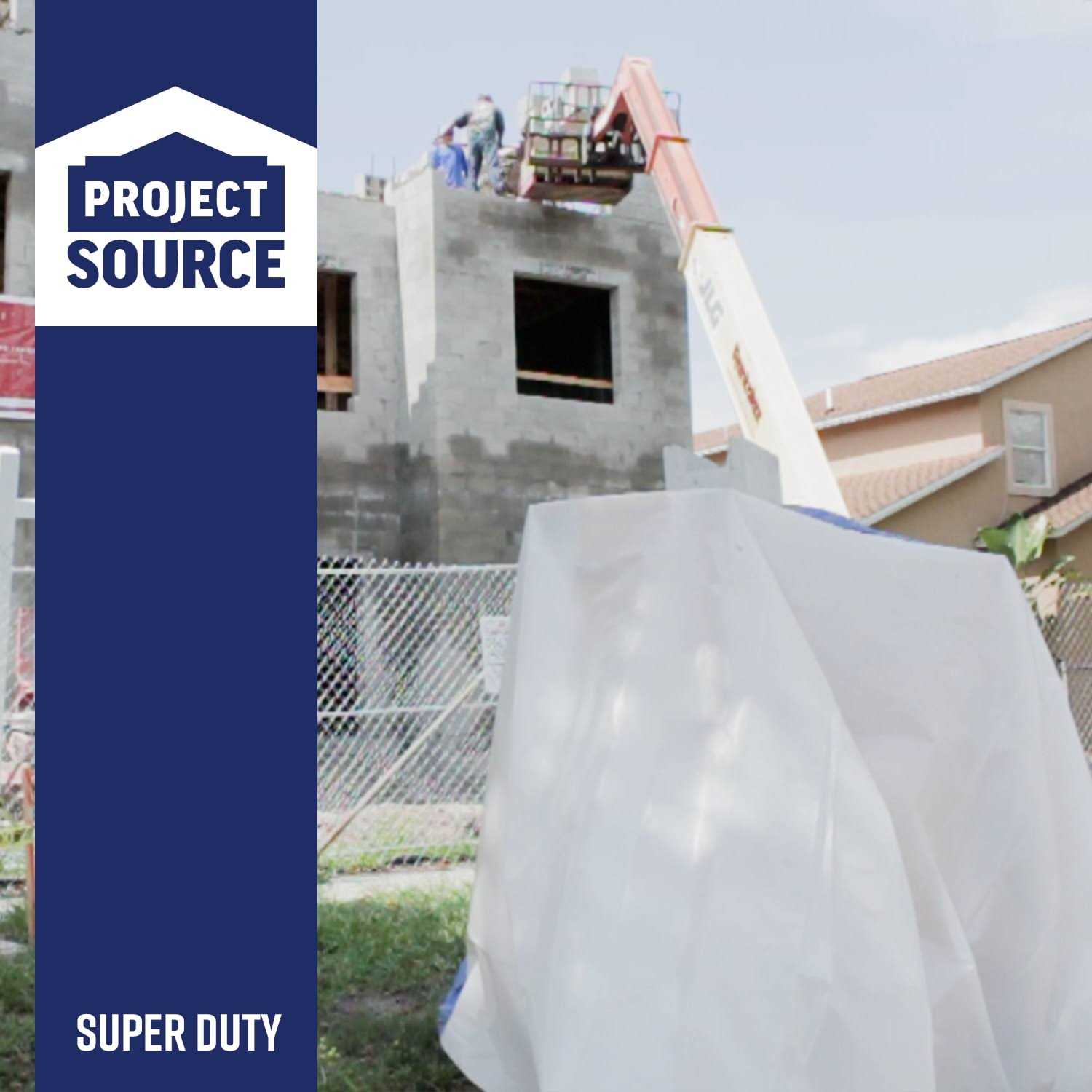 Project Source 10-ft x 25-ft Clear Plastic Sheeting 110CT - MT - Mrs Treak