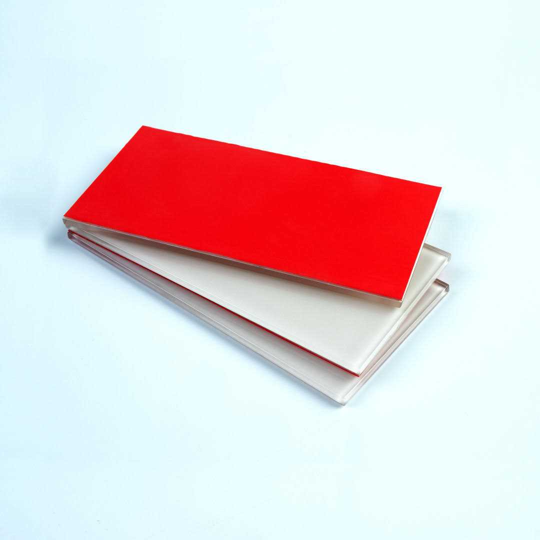 WS Tiles Hand Painted 3 in. x 6 in. Glass Subway 12 in. x 12 in. Mesh-Backed Wall Tile WST - MT - Mrs Treak