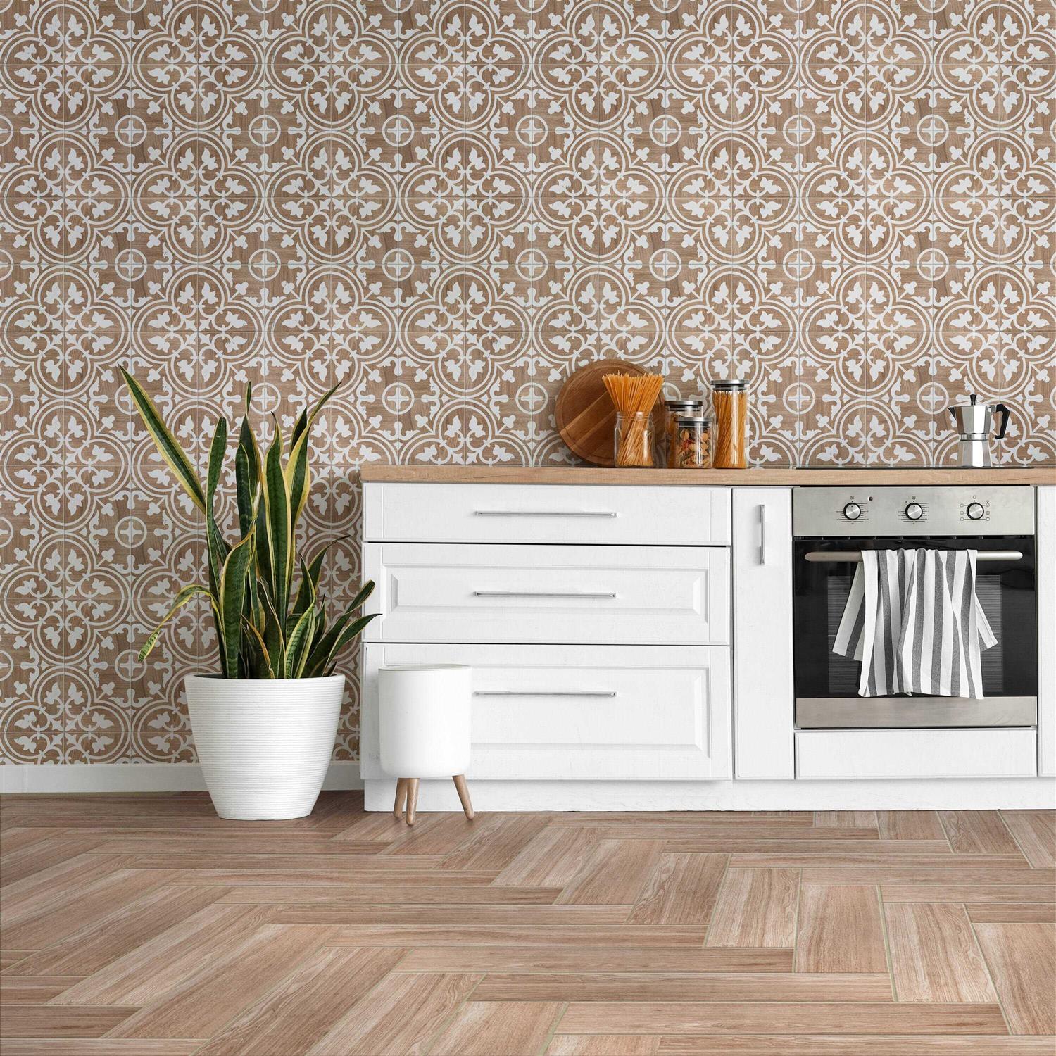 Merola Tile Lacour 10 x 10 Porcelain Patterned Wall & Floor Tile - MT - Mrs Treak