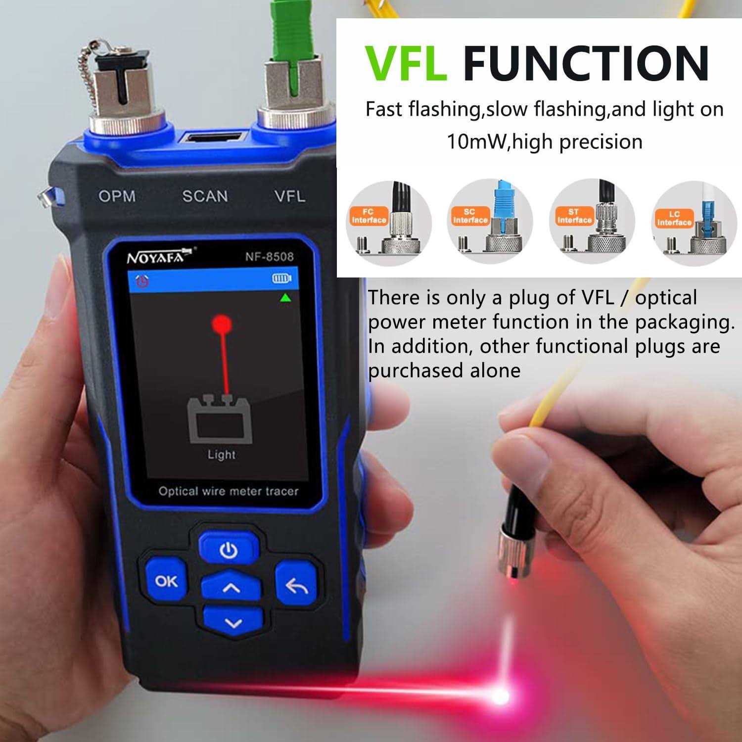 NOYAFA NF-826 Underground Cable Tester Locator Wire Tracker Detector, Wall and Underground Pipeline Wire Detector. Test Short Circuit Breaker of - MT - Mrs Treak