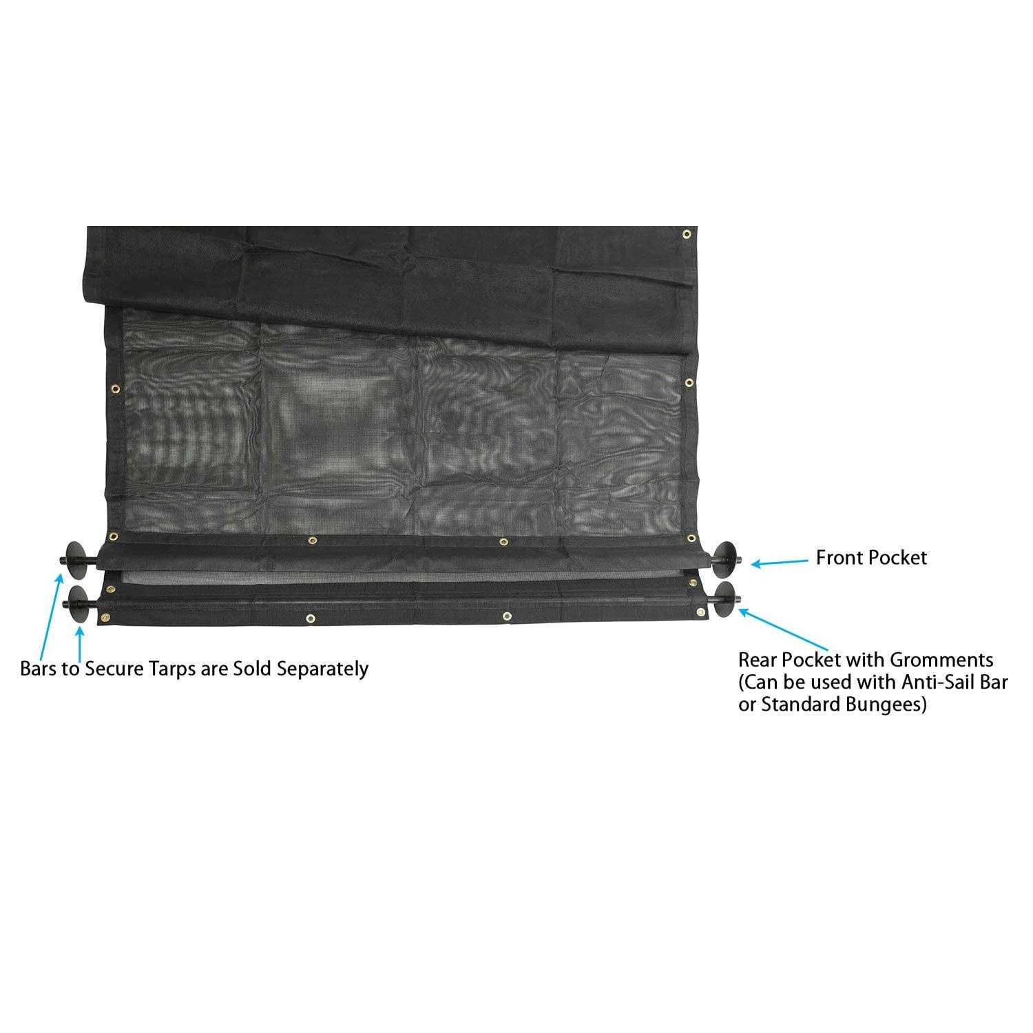 Mytee Products Dump Truck & Trailer Tarp Kit PVC Double Pocket Mesh Tarp - MT - Mrs Treak