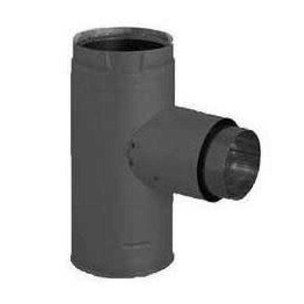 DuraVent PelletVent 3 inch Diameter Black Vent Pipe 3PVL-24B - MT - Mrs Treak
