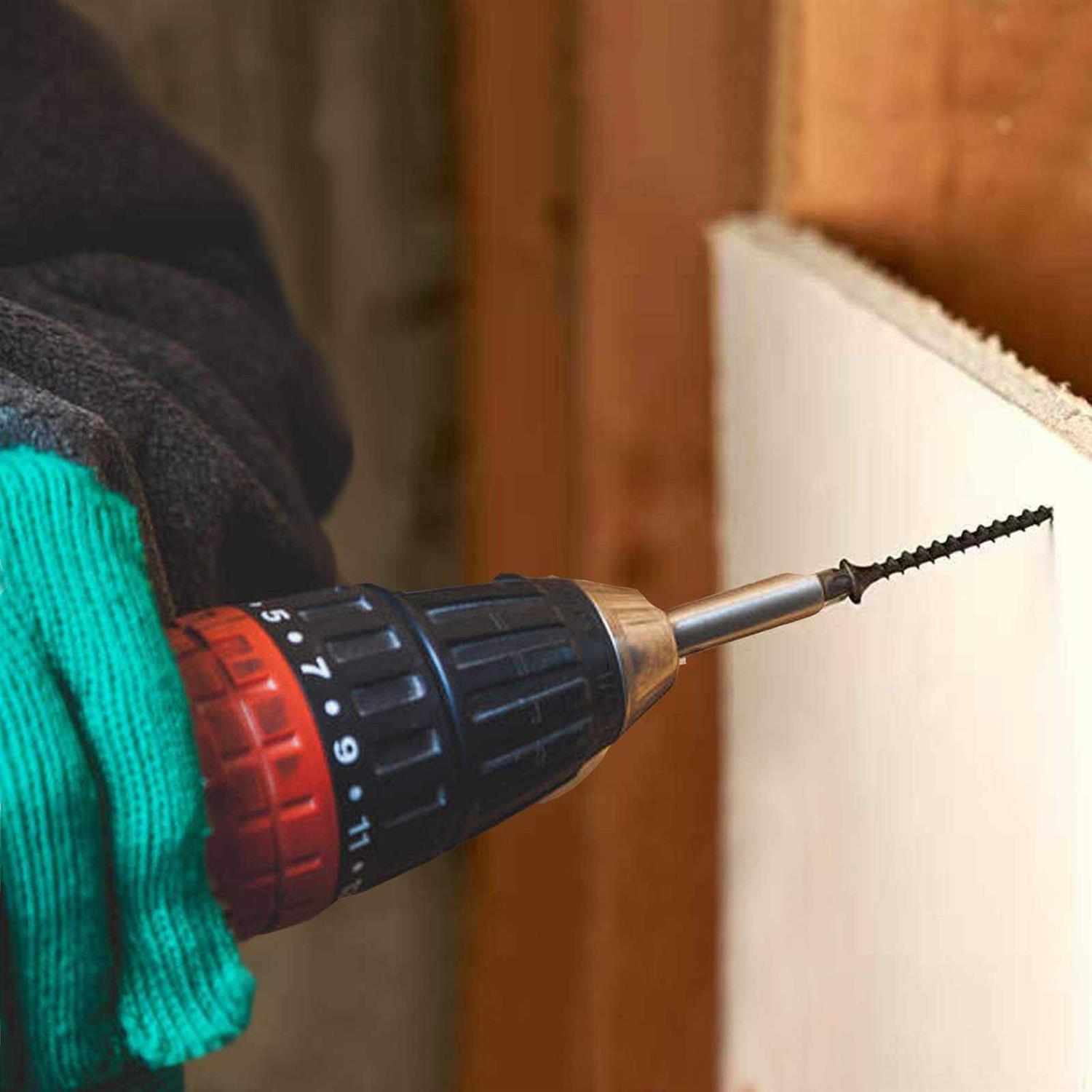 Wood Screw Black Phosphate Coated Stainless Flat Truss Head Fast Self Tapping Drywall Screws by SG TZH - MT - Mrs Treak