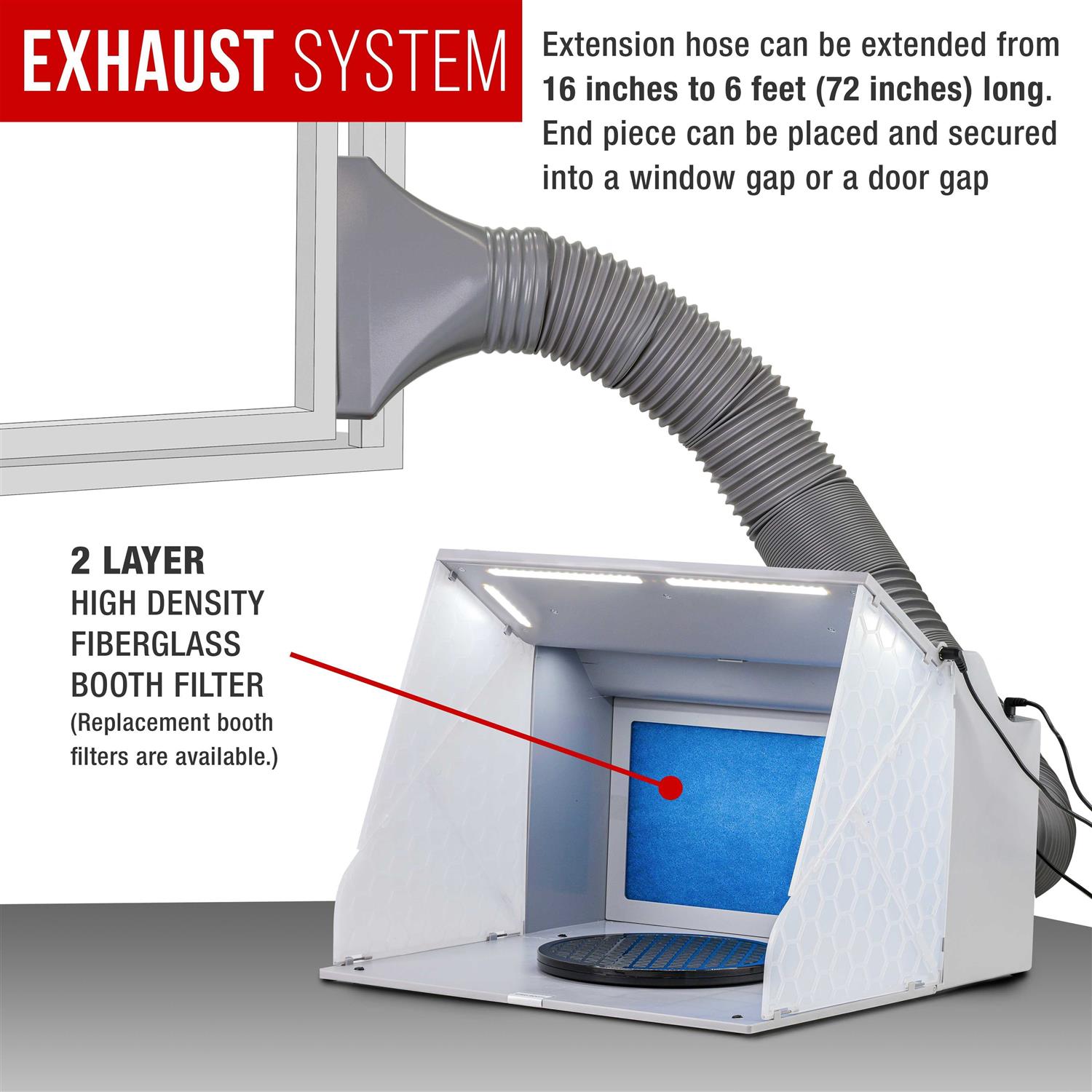 Master Airbrush Multi-purpose Gravity Feed Dual-action Airbrush Kit with 6 Foot Hose and a Powerful 1/5hp Single Piston Quiet - MT - Mrs Treak