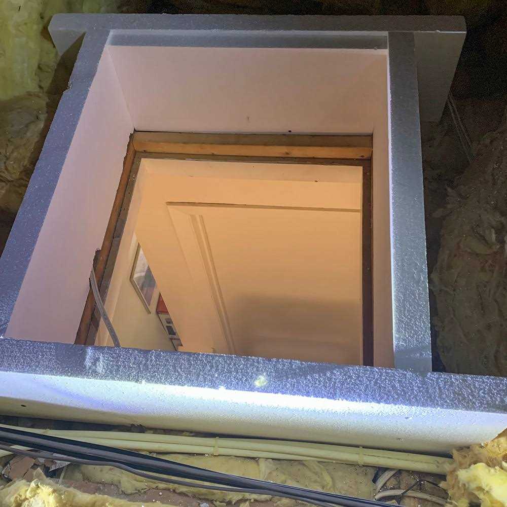 The Energy Guardian HU1-38-10A 33 x 25 in. Universal R-38 Attic Hatch Scuttle Hole Insulation Cover - MT - Mrs Treak