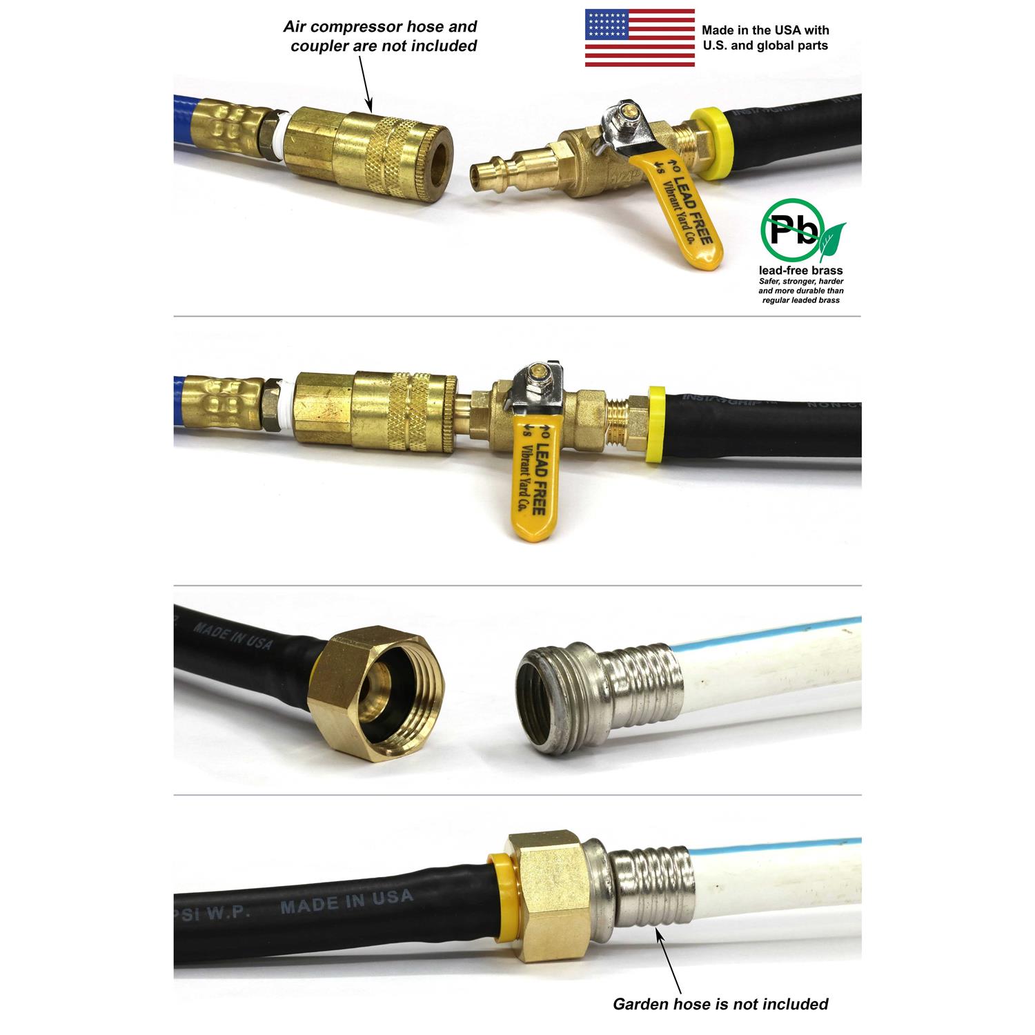 Winterize Sprinkler System Blow Out Adapter - MT - Mrs Treak