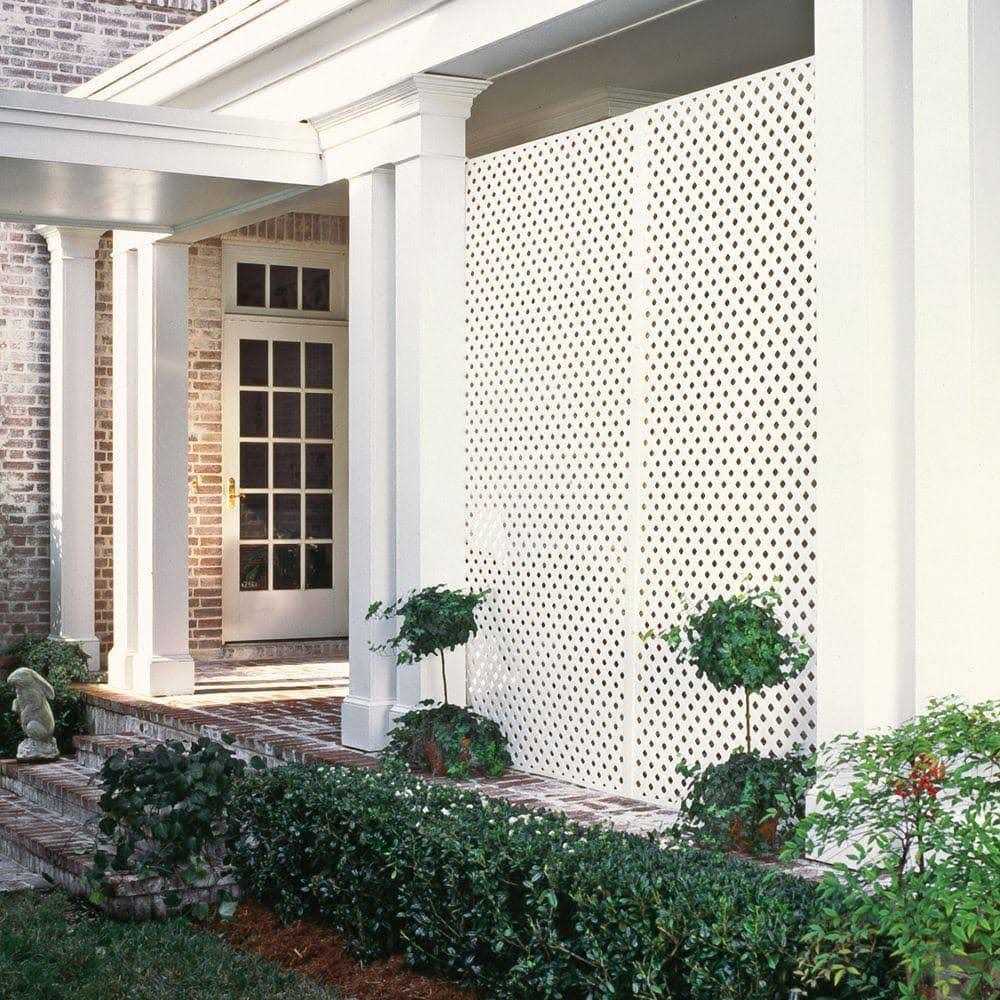 Veranda 4 ft. x 8 ft Garden Vinyl Lattice - MT - Mrs Treak