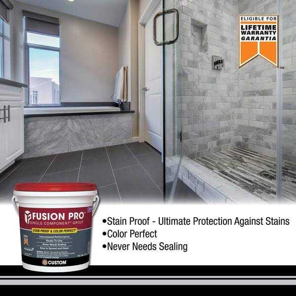Custom Building Products Fusion Pro 1-gal Single Component Grout - MT - Mrs Treak