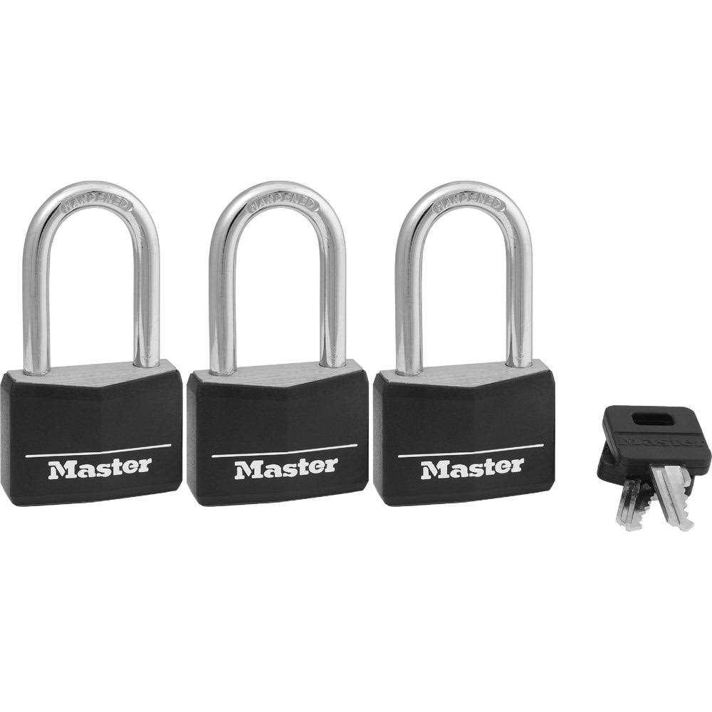 Master Lock Padlock 1 9/32 in Vertical Shackle Clearance 6271NKAW600A - MT - Mrs Treak