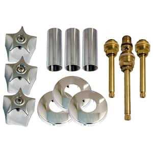 Lincoln Products Metal Handle Kit in Polished Chrome - MT - Mrs Treak