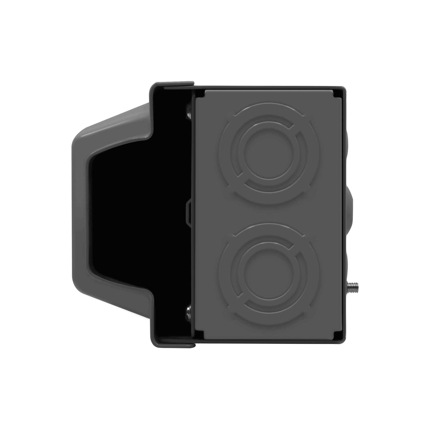 Enerlites 4” Diameter Round Weatherproof Outlet Box with Five 3/4-in Threaded Outlets - MT - Mrs Treak