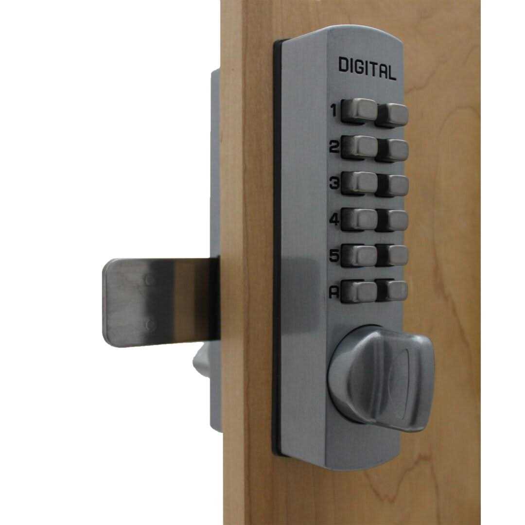 Lockey Mechanical Keyless Lever Lock With Passage Double Combination 2835-DC-SC - MT - Mrs Treak