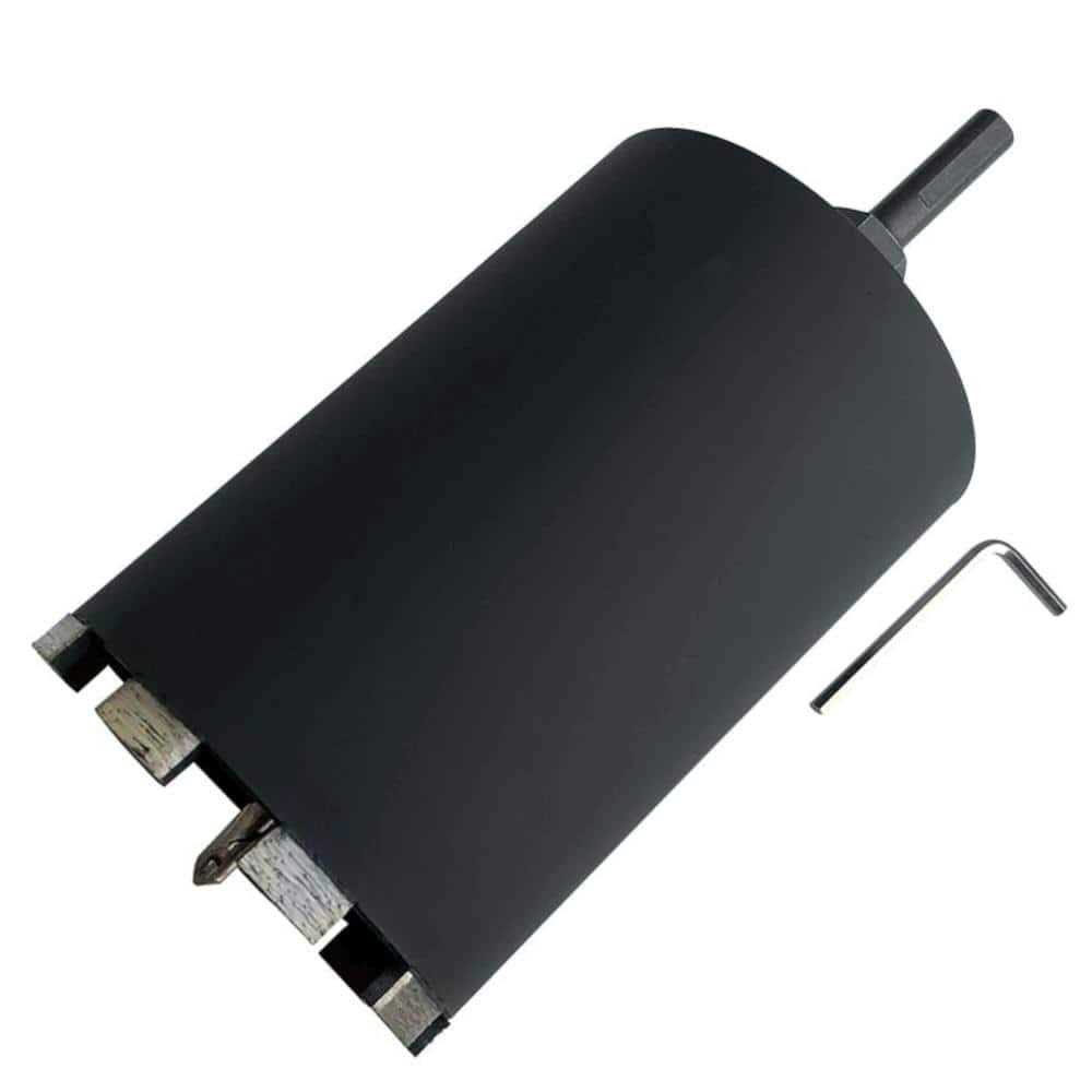 EDiamondTools Dry Diamond Core Drill Bits for Brick and Block with 1/2 Shank Pilot Bit Adapter - MT - Mrs Treak