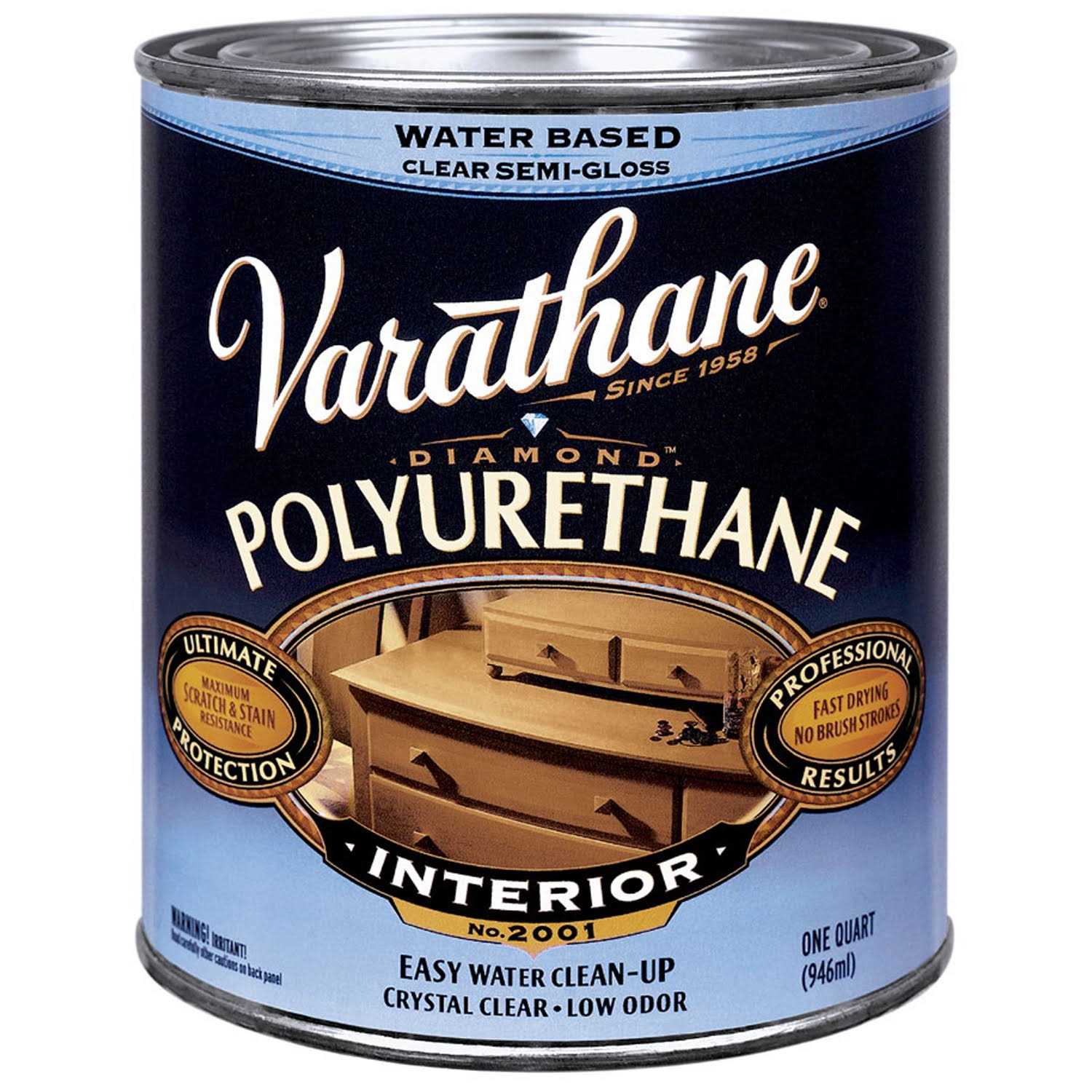 Varathane 200161H Polyurethane Semi-Gloss - MT - Mrs Treak