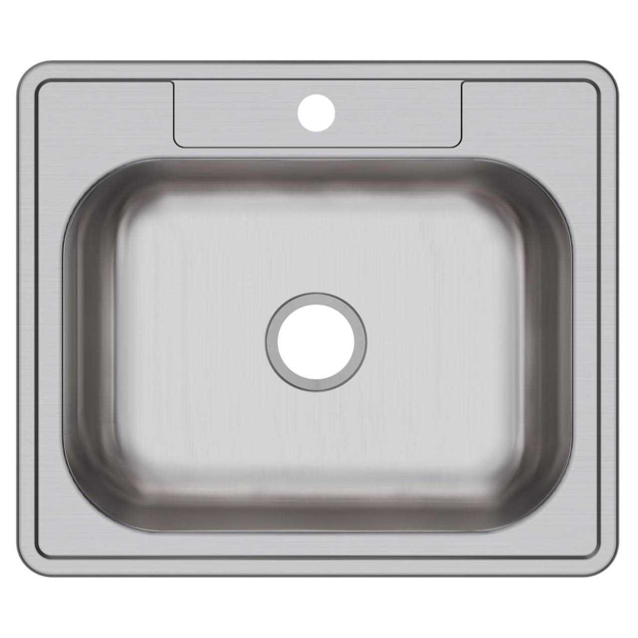Elkay D117211 Dayton Single Bowl Drop-in Stainless Steel Bar Sink - MT - Mrs Treak