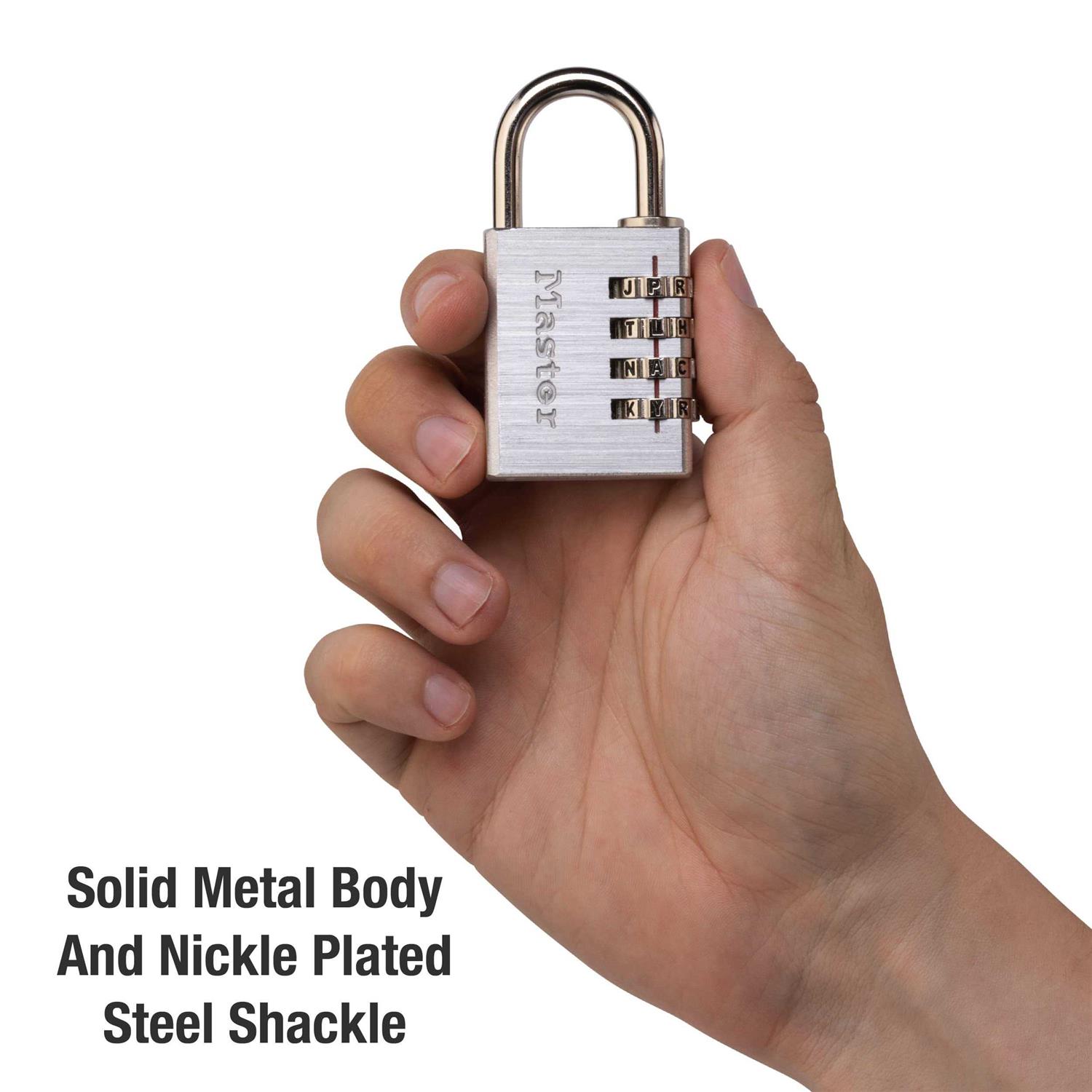 Master Lock Alpha Long Shackle Combination Padlock - MT - Mrs Treak