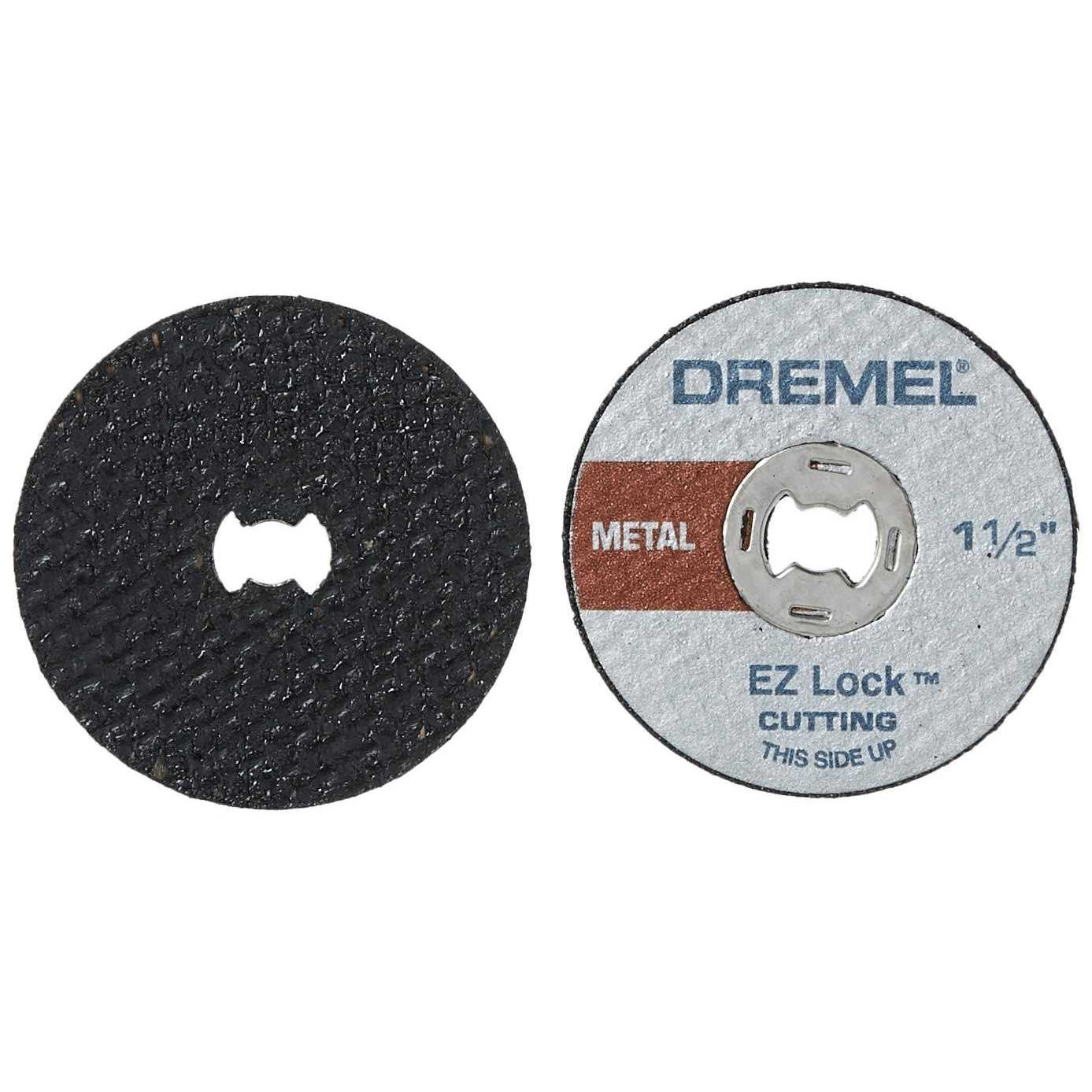 Dremel ez426cu EZ Lock 1-1/4 inch Metal Wheel for Rotary Tools, 3 Pack, for Cutting Wood, Plastic and Metal - MT - Mrs Treak