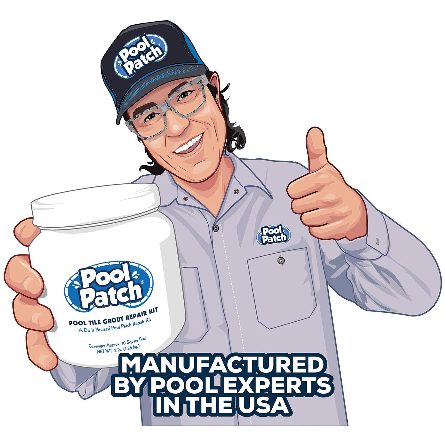 Pool Patch 50 lb. White Pool Plaster Repair Kit - MT - Mrs Treak