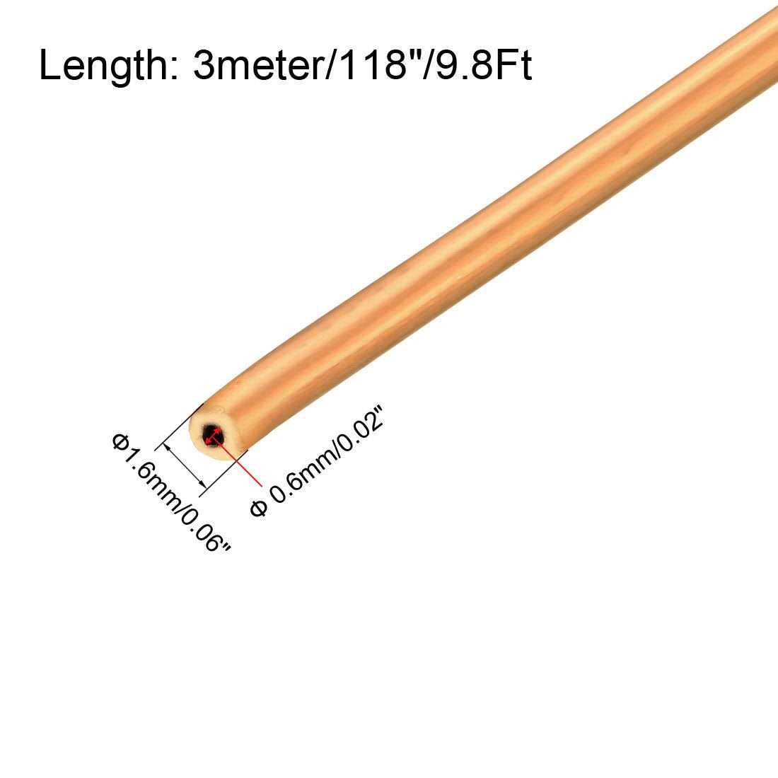 Uxcell Refrigeration Tubing Copper Tubing Coil - MT - Mrs Treak