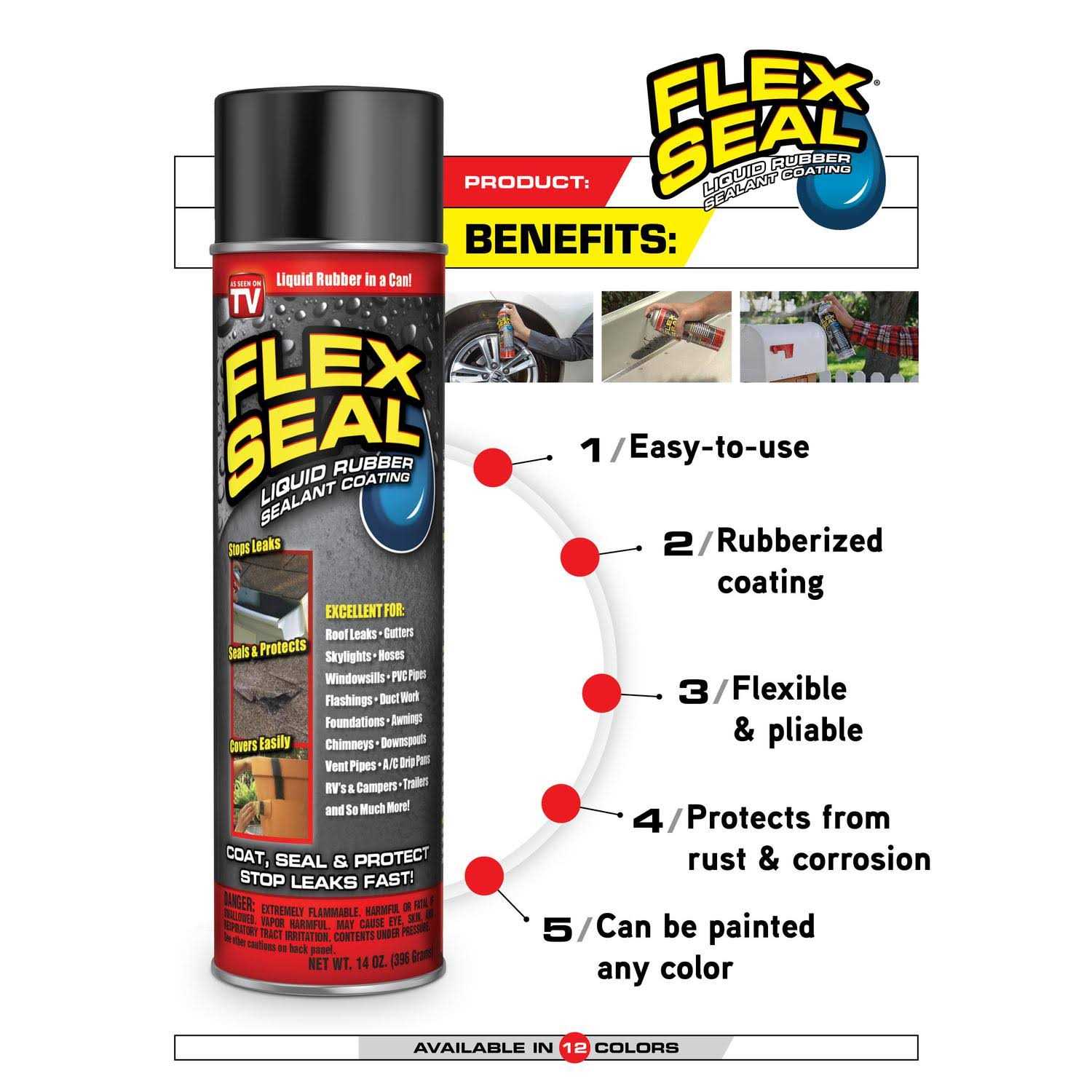 Flex Seal Mini Rubber Sealant Coating - MT - Mrs Treak
