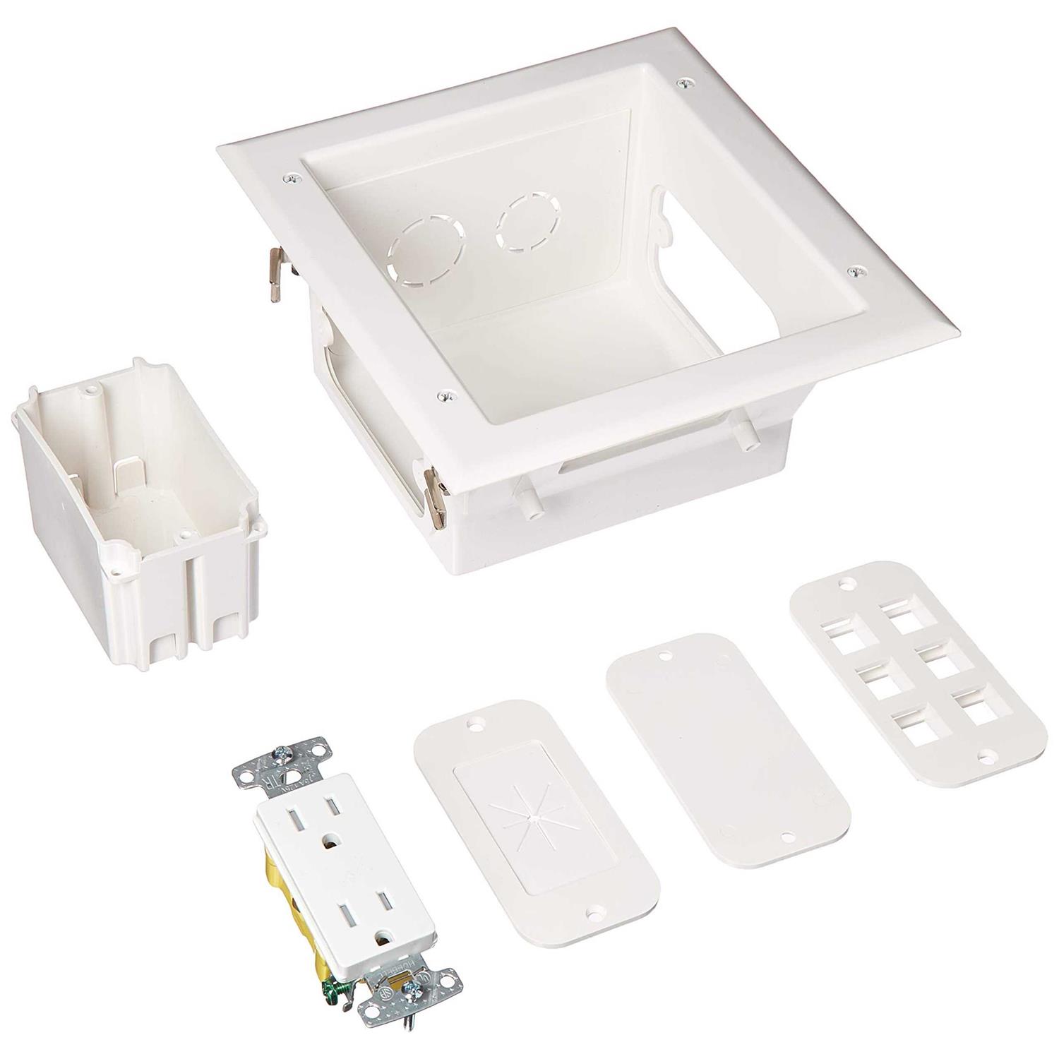 Monoprice Recessed HDMI Wall Plate with 1 HDMI F/F Adapter - MT - Mrs Treak