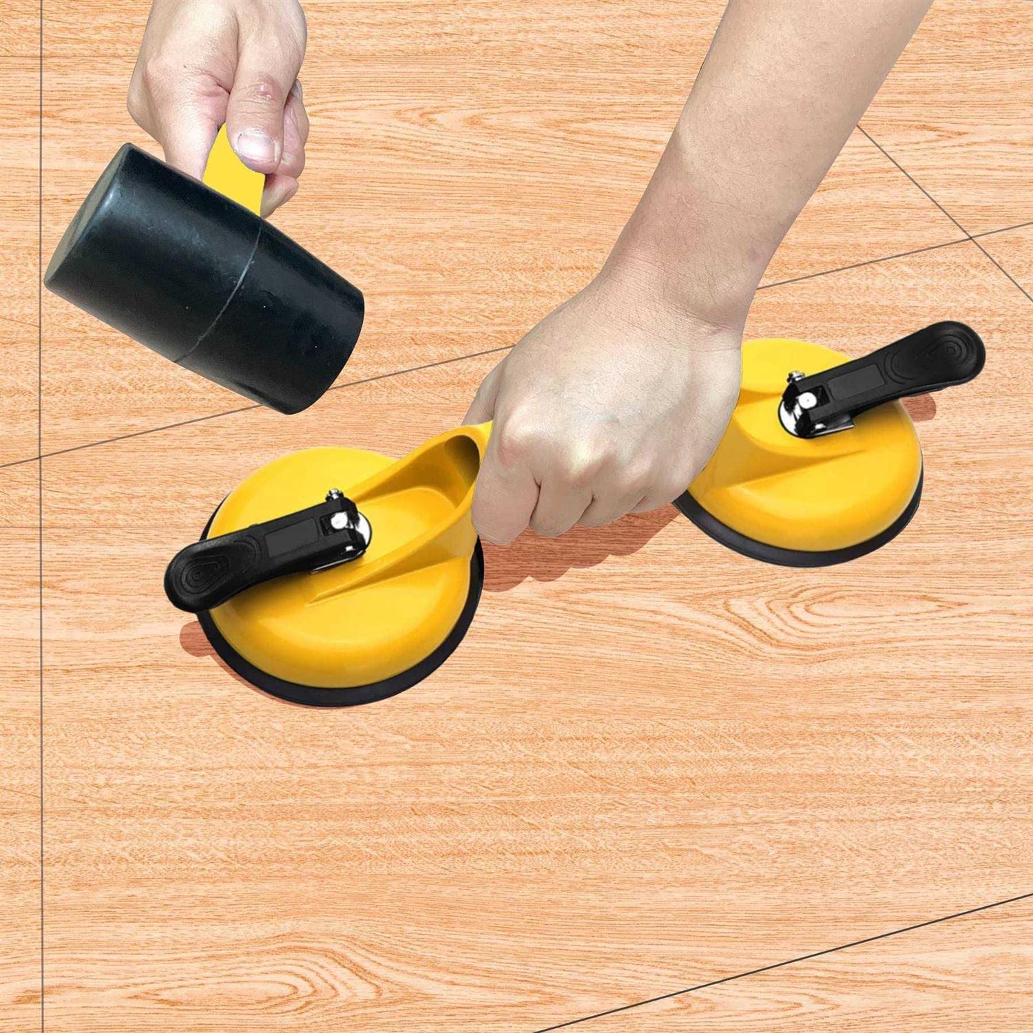 Fcho Floor Gap Fixer Tool for Laminate Floor Gap Repair Include Suction Cup and Mallet - MT - Mrs Treak