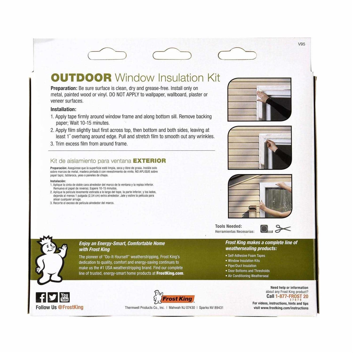 Frost King V86m Heavy Duty Patio Door Shrink Kit - MT - Mrs Treak