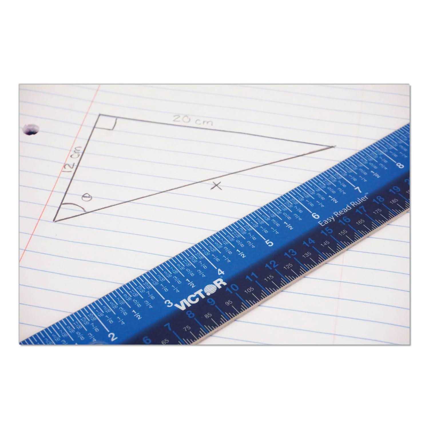 Victor Easy Read Ruler Stainless Steel - MT - Mrs Treak