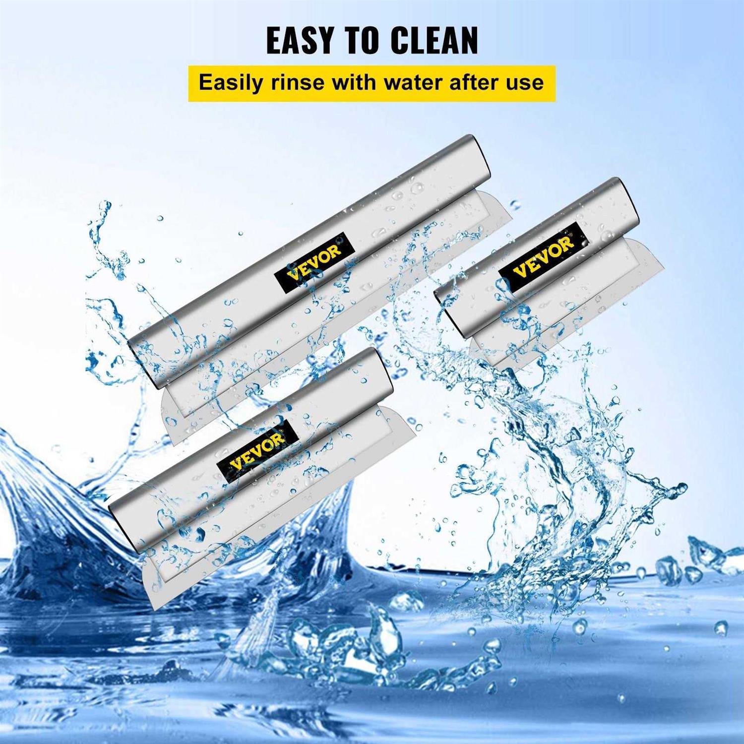 VEVOR Skimming Blade Set Blades + 35-78 Extension Handle,European Stainless Steel Construction Knife DBSNZGD102432BCAHV0 - MT - Mrs Treak