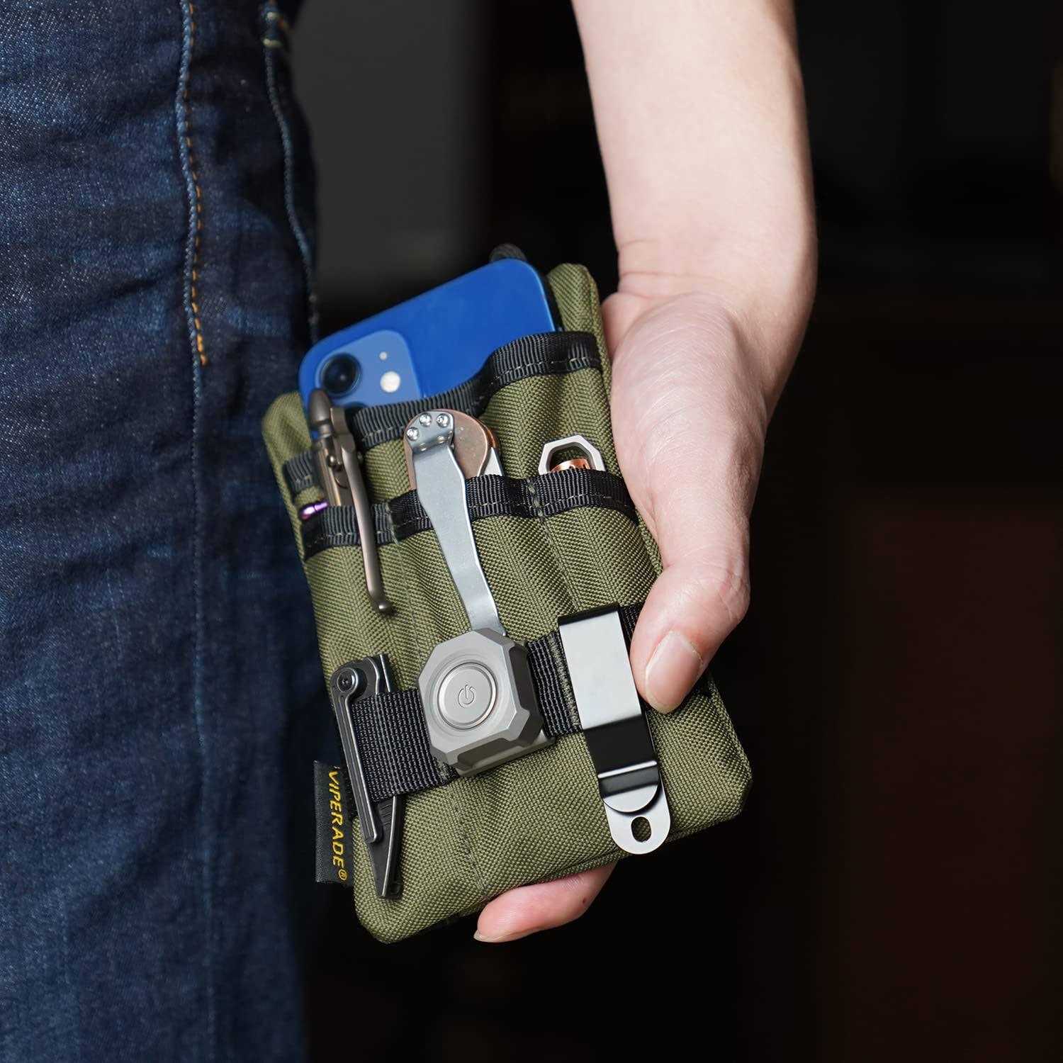 Viperade VE1 Pocket Organizer Tool Pocket Organizer for men Pocket Organizer Storage EDC Gears - MT - Mrs Treak