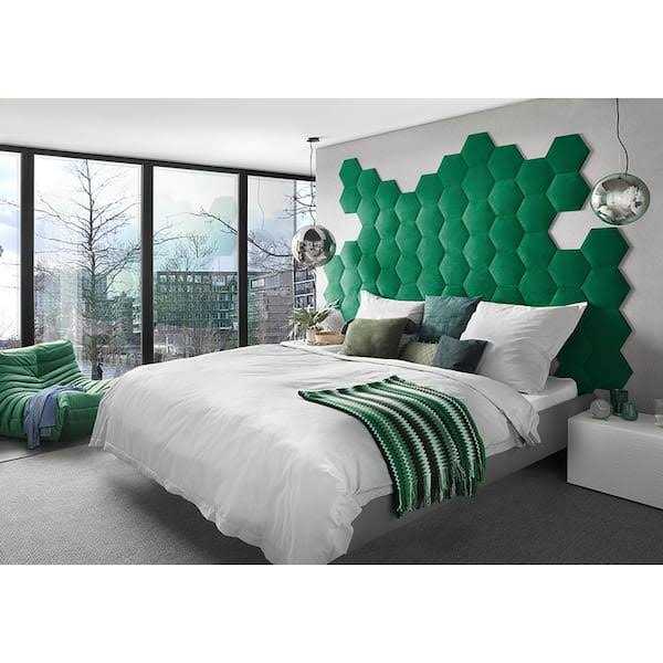 WALL!SUPPLY Luxury Velvet Textile Hexagon - MT - Mrs Treak