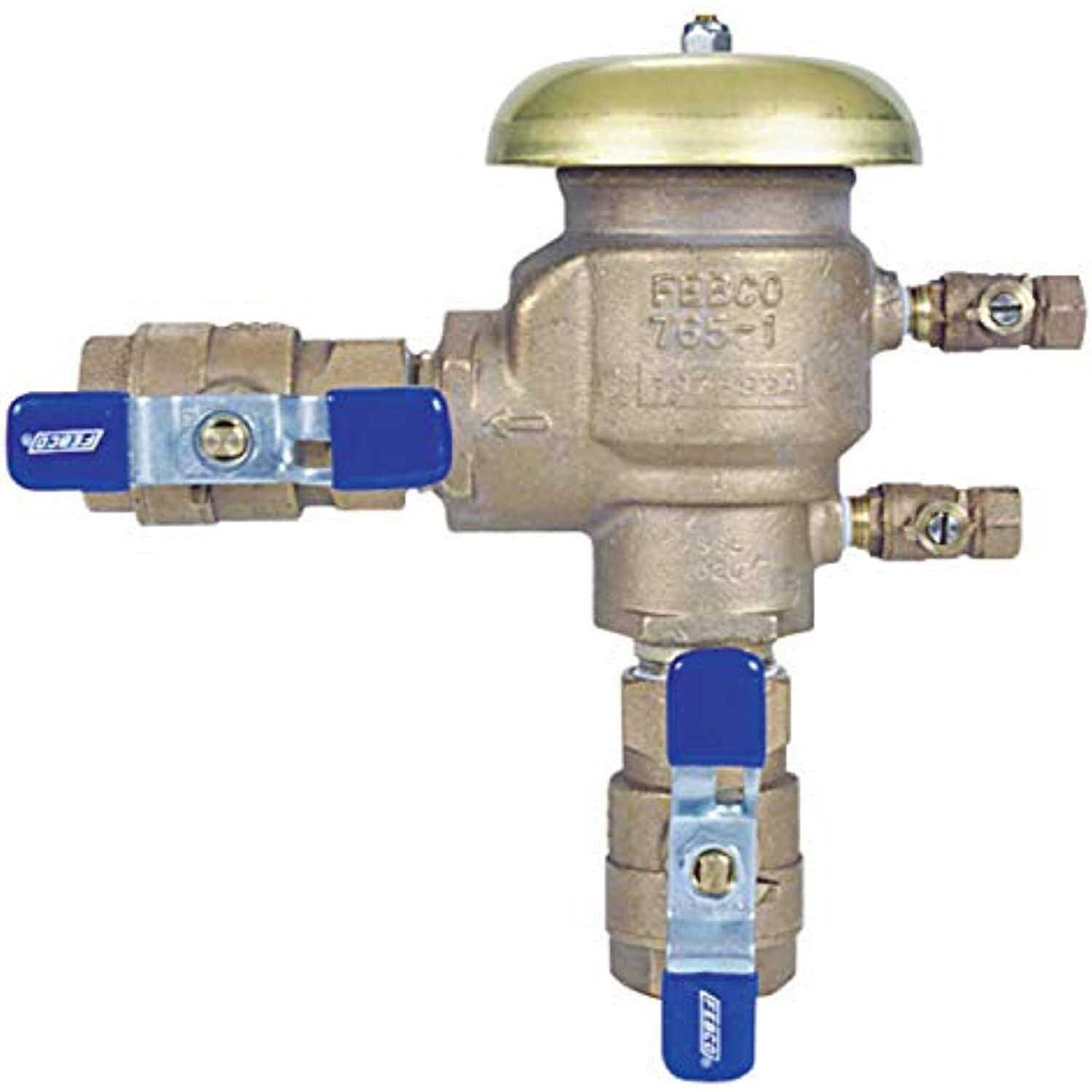 Febco 0124835 1/8 Mnpt x 1/4 Male SAE Full Port Test Cock - MT - Mrs Treak