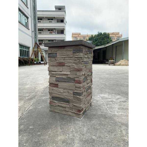NextStone Faux Polyurethane Stone Column Wrap - MT - Mrs Treak