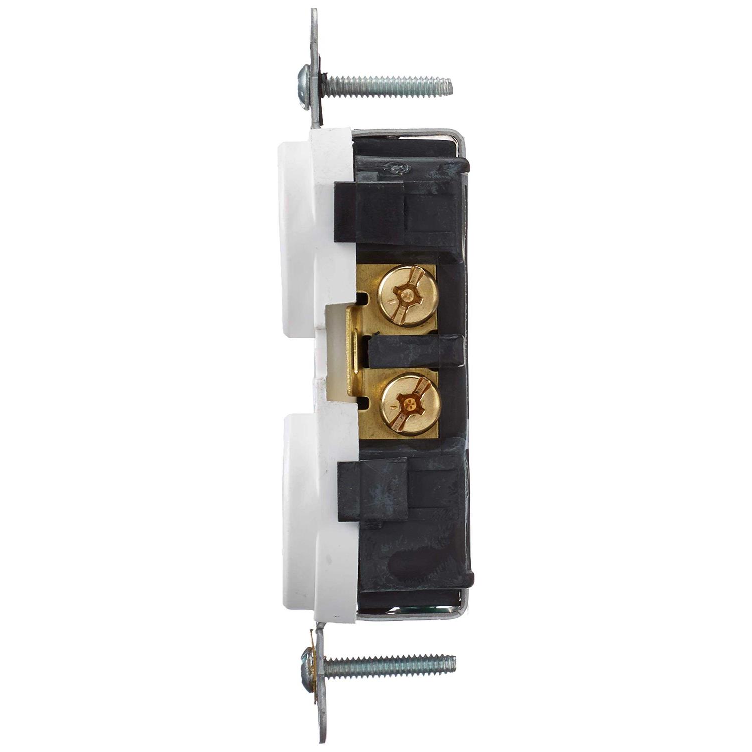 Leviton 5801 Single Receptacle - MT - Mrs Treak