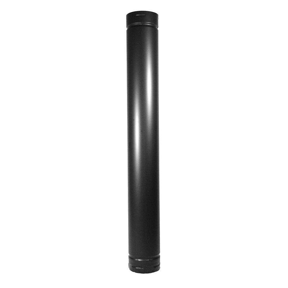 DuraVent PelletVent 3 Inch Diameter Black Vent Pipe - MT - Mrs Treak