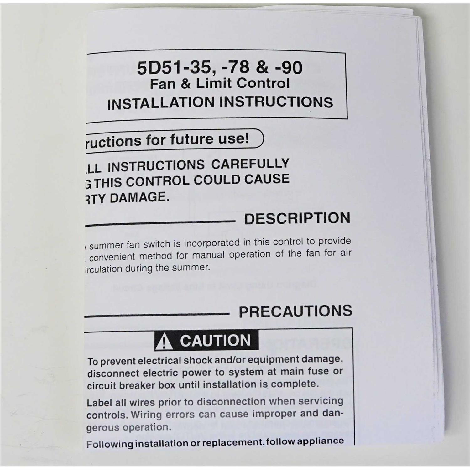 White-Rodgers 50I56D-905 Intelligent Valve Retrofit Kit - MT - Mrs Treak