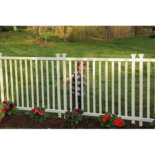Zippity Outdoor Products All American Vinyl Picket Fence with No-Dig Steel Pipe Anchor Kit - MT - Mrs Treak