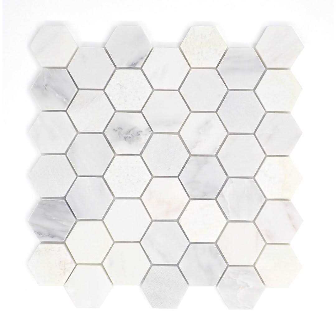 Emser Tile Tile & Stone Marble Mosaic Winter Frost M05WINTFR1212M - MT - Mrs Treak