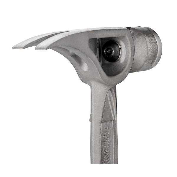 Stiletto TB3SC 15 oz TiBone III Titanium Hammer with Smooth Face Curved Handle - MT - Mrs Treak
