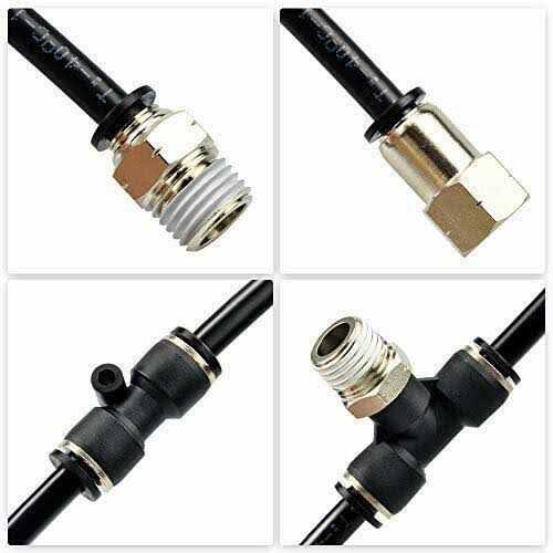 Tailonz Pneumatic Air Line od Black Pneumatic Nylon Tube 32.8ft Air Brake Tubing Nylon Hose - MT - Mrs Treak